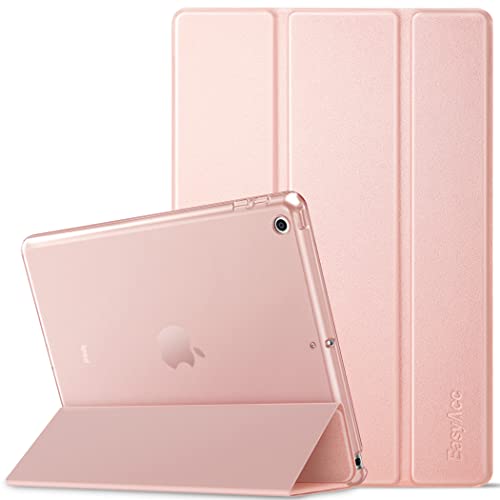 EasyAcc Custodia Compatibile con iPad 9.7 2018 iPad 6/2017 iPad 5, Custodia Smart Cover Posteriore Opaca Traslucida per iPad da 9,7 Pollici A1822 A1823 A1954 A1893,oro rosa