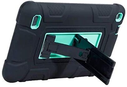 QIHANG Custodia Protettiva in Silicone per Tablet Amazon Fire 7 7" [Honey Comb Series], Leggera, Antiscivolo, Antiurto Verde Verde