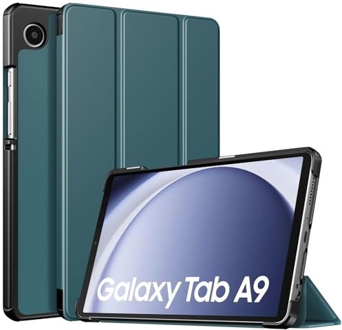 TiMOVO Custodia Protettiva Compatibile con Samsung Galaxy Tab A9 8.7" 2023, Sottile e Leggero, Cover Protettiva a Guscio Posteriore Rigido per Galaxy Tab A9 8.7" Tablet SM-X110/X115/X117, Gemma Verde