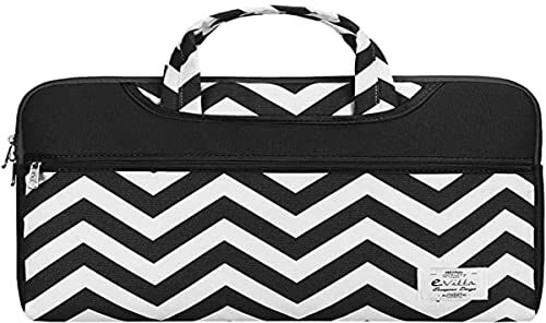 e-Vitta Chevron borsa per notebook 39,6 cm (15.6") Custodia a tasca Verde, Bianco