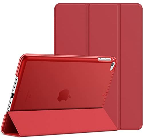 JETech Custodia per iPad Mini 4, Cover con Auto Svegliati/Sonno (Rosso)