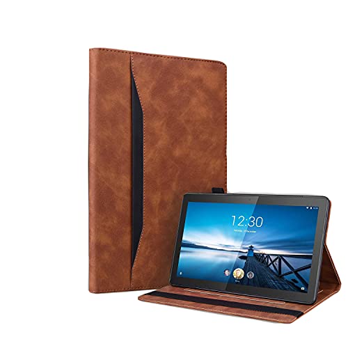 Rosbtib Custodia per iPad 9.7 2018 2017,Cover per iPad 6a Generazione/Cover per iPad 5a Generazione,Folio Cover Business Pelle al Tatto Multi-angli Stand Case con Slot per Schede, Marrone