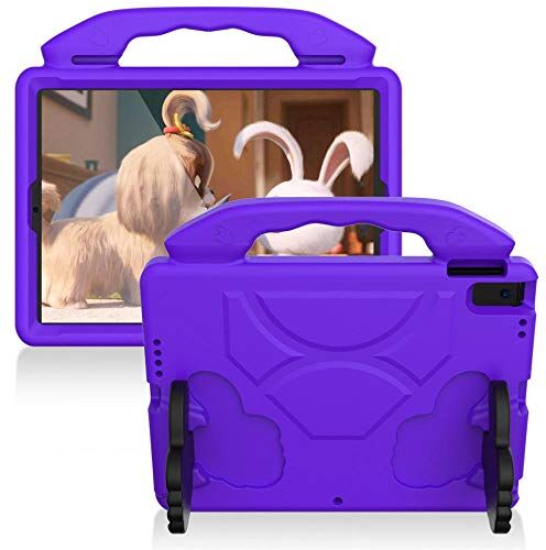 Huiran per iPad 7 Custodia per Bambini di 7a Generazione Antiurto Custodia Protettiva Portatile per iPad 2019 Custodia 10.2 iPad 10.2 10.5 iPad PRO 11-Viola