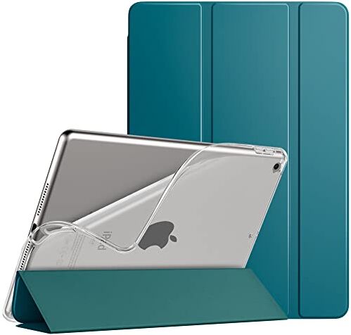 TiMOVO Custodia compatible con Nuovo iPad 9a Gen 2021, iPad 8a Gen 2020/iPad 7a Gen 10.2" 2019 in Pelle TPU, Custodia Tablet con Avvio/Arresto Auto, Sottile per iPad 10.2, Turchese