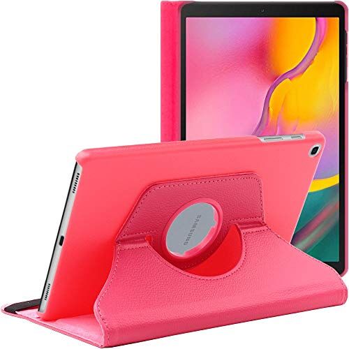 ebestStar Cover per Samsung Galaxy Tab A 10.1 2019 T510 T515, Custodia Protezione Rotazione 360, Pelle PU, Rosa