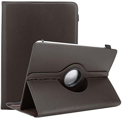 Cadorabo Custodia per tablet compatibile con Lenovo Yoga Tab 3 Pro (10.1 Pollici) in MARRONE Custodia protettiva in pelle sintetica con funzione di supporto Custodia a 360 gradi con elastico