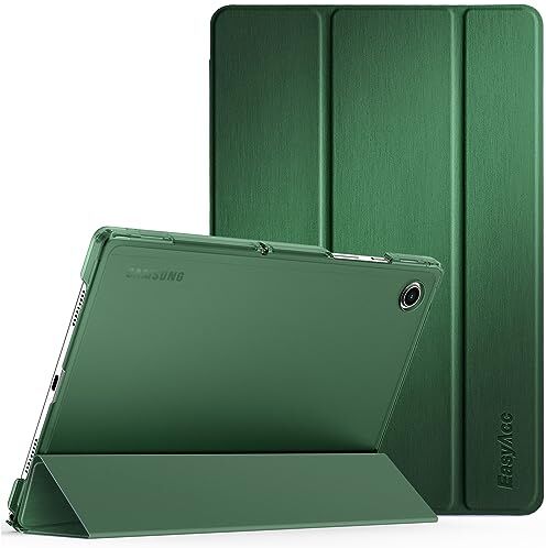 EasyAcc Custodia Cover per Samsung Galaxy Tab A8 SM-X205/SM-X200 10.5 2021/2022,Ultra Sottile Smart Cover con Sonno Sveglia Samsung Tab A8,verde scuro