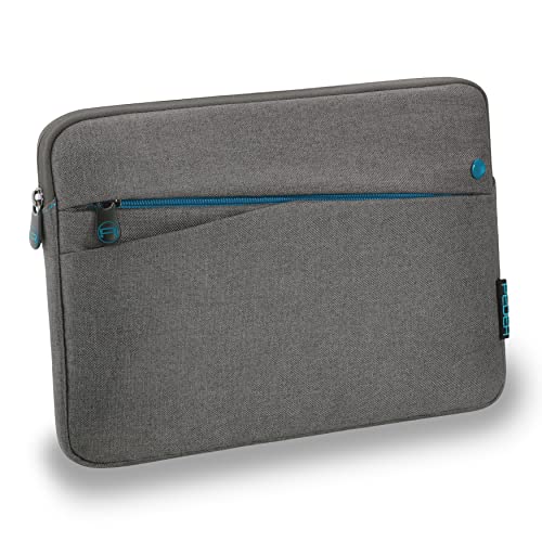 PEDEA Borsa per Tablet PC Fashion da 10,1-11 Pollici (25,6-27,96 cm) Custodia di Protezione, Astuccio con Tasca per Accessori, Grigio