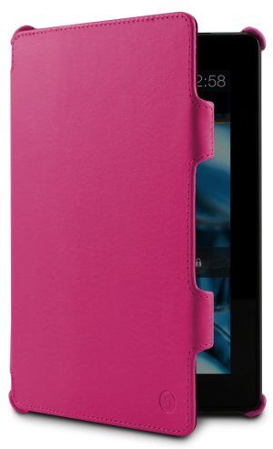 Marware MarBlue Slim Hybrid Custodia Sottile Flip Cover con Supporto Verticale per Kindle Fire HDX 7, Rosa