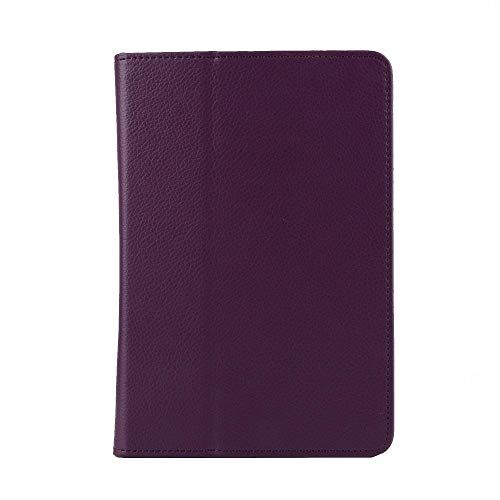Huiran Shockproof Stand Holder Folio Cases for iPad Mini 4 A1550 A1538 Magnet Cover Flip Litchi PU Leather Cover for iPad Mini 4 Cases-Mini 4 Purple