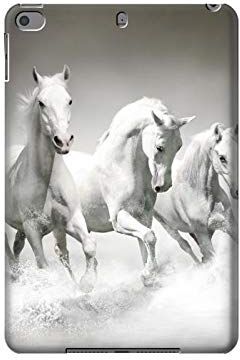 Innovedesire White Horses Tablet Case Cover Custodia per iPad Mini 4, iPad Mini 5, iPad Mini 5 (2019)