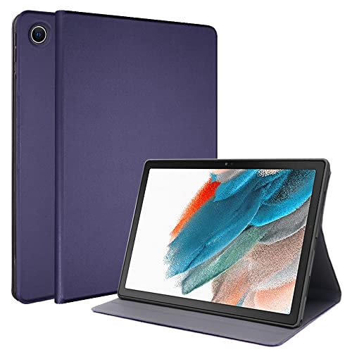 TECHGEAR Smart Case per Samsung Galaxy Tab A8 10.5" 2022 Release (SM-X200 / SM-X205) Custodia in pelle PU sottile con protezione angolare [spegnimento automatico/sonno] Blu