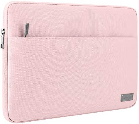 MoKo 13-13.3 Pollici Custodia Protettiva, Borsa Impermeabile per Tab S8+ 12.4", 13" MacBook Air M2/M1 2022-2018, 13"/14" MacBook PRO M2/M1 2022-2016, iPad PRO 12.9 2021/2020/2018 Rosa