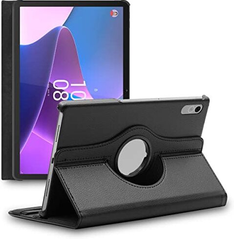 ebestStar Cover per Lenovo Tab P11 Gen2, Custodia Protezione Rotazione 360, Pelle PU, Nero