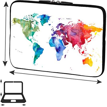 PEDEA Colour World Custodia protettiva per laptop fino a 15,6" (15,6")