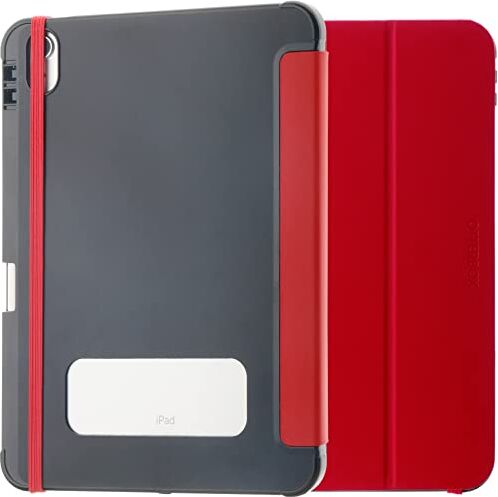 OtterBox Cover React Folio Case per iPad 10,9" (10.ª gen 2022), antishock e cadute, ultra sottile, custodia Folio protettiva, testata a norme MIL-STD 810G, Rosso