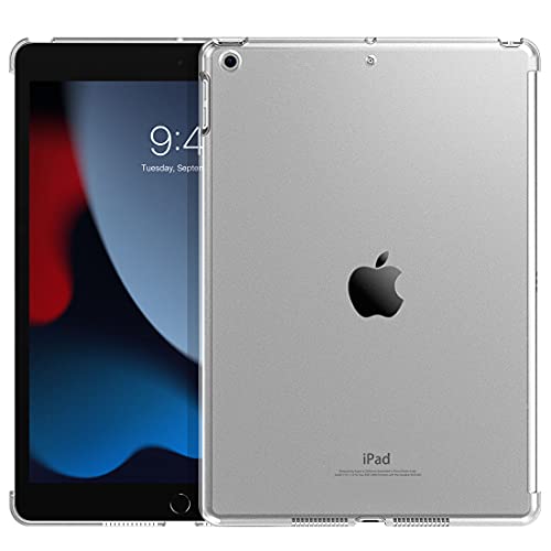 TiMOVO Custodia per Nuovo iPad 9a Gen 2021, iPad 8a Gen 2020/iPad 7a Gen10.2 2019 (per Ufficiale Tastiera) Cover Rigida con Guscio Posteriore Sottile per iPad 10.2 Tablet Pulito Chiaro