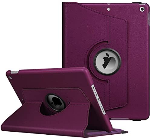 Blyge Custodia iPad 10.2" per iPad 9a generazione 2021 8a generazione 2020 e 7a generazione 2019, custodia sottile per iPad 10.2", colore: bordeaux