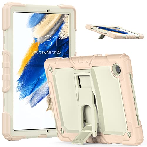 DAYI Galaxy Tab A8 Custodia per Samsung A8 10.5 con supporto, 3 strati, resistente agli urti, custodia protettiva per Samsung Galaxy Tab A8 da 10,5", colore: Rosa