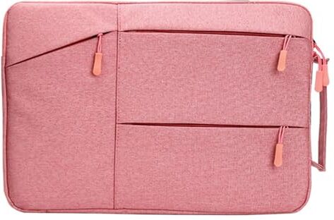 Aliuciku Custodia Per Laptop 12 13 14 15,6 Pollici Sleeve Per Laptop Impermeabile Custodia Borsa Caso Protettiva Borsa Da Trasporto (Color : Pink, Size : 12 inch)