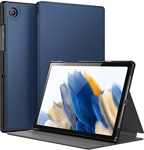 JETech Custodia per Samsung Galaxy Tab A8 10,5 Pollici 2021 (SM-X200/X205/X207), Sottile Folio Stand Protettiva Tablet Cover, Multi-Angolo Visualizzazione, Auto Svegliati/Sonno (Navy)