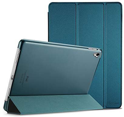 ProCase Custodia per iPad PRO 9.7 Pollici, Smart Cover Ultra Sottile Leggero, Auto Sleep/Wake, Supporto con Retro Semi-Trasparente Copertura per iPad PRO 9.7 2016 (A1673 A1674 A1675) -Teal