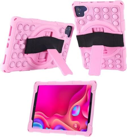 Generic Compatibile con/sostituzione per Blackview Tab 6 8 pollici Custodia resistente antiurto Cover OBC3PP (rosa)