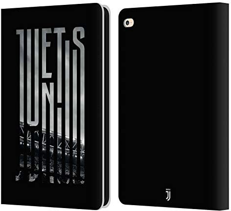 Head Case Designs Licenza Ufficiale Juventus Football Club Stadio Logo Grafica Custodia Cover in Pelle a Portagoglio Compatibile con Apple iPad Air 2 (2014)