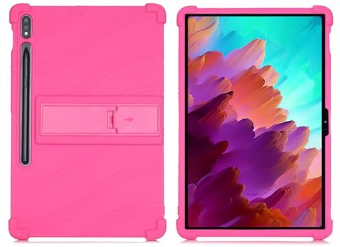 LCEHTOGYE Cover per Lenovo Tab M11,Nero Custodie Morbido Silicone Case Ultra Sottile TPU Flessibile Protettiva Custodia per Lenovo Tab M11 (11,0") Rosa