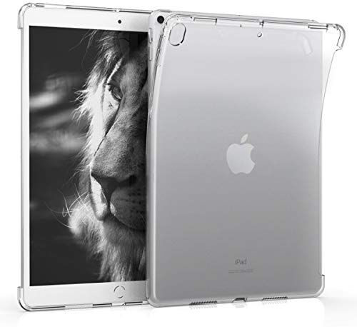 kwmobile Cover Compatibile con Apple iPad Air 3 (2019) Custodia Protettiva Trasparente in Silicone Back Case per Tab -Smart Cover