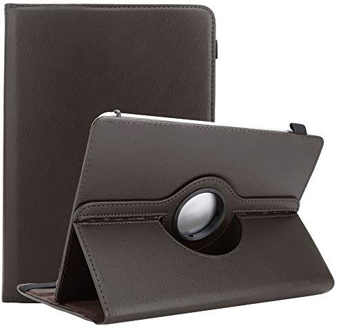 Cadorabo Custodia per tablet compatibile con Asus Zenpad 8.0 (8.0 Pollici) (Z380M) in MARRONE Custodia protettiva in pelle sintetica con funzione di supporto Custodia a 360 gradi con elastico