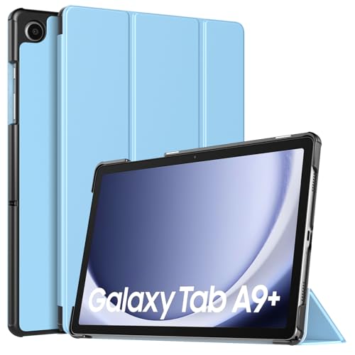 TiMOVO Custodia Compatibile con Samsung Galaxy Tab A9+/A9 Plus 11" 2023 SM-X210/X216/X218, Sottile e Leggero, Cover Protettiva a Guscio Posteriore Rigido per Galaxy Tab A9+, Azzurro