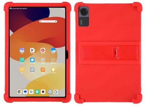 Generic Custodia per Blackview Tab 60, Ultra Sottile Caso Backcover Protezione Posteriore Morbido TPU Silicone Shell Case Protettivo Copertura Cover per Blackview Tab 60 (8,68") Rosso