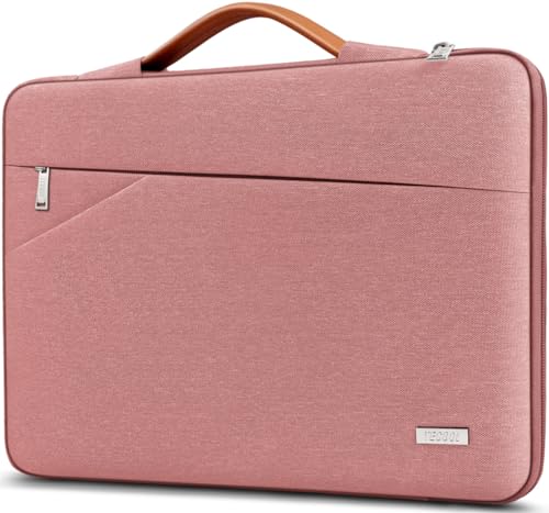 TECOOL 14 Pollici Custodia PC Portatile per 14'' HP Dell Acer ASUS Lenovo Thinkpad Ideapad Chromebook Notebook Laptop, Custodia 15,3 Pollici MacBook Air M2 2023 Borsa Sleeve, Rosa