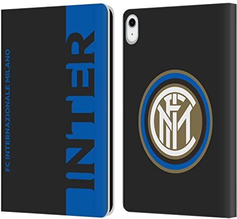 Head Case Designs Licenza Ufficiale Inter Milan metà Grafici Custodia Cover in Pelle a Portagoglio Compatibile con Apple iPad 10.9 (2022)