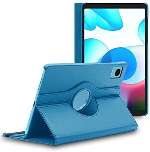 ebestStar Cover per Realme Pad mini 8.7 (2022), Custodia Protezione Rotazione 360, Pelle PU, Blu