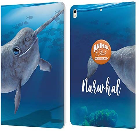 Head Case Designs Licenza Ufficiale Animal Club International Navalo Sott'Acqua Custodia Cover in Pelle a Portagoglio Compatibile con Apple iPad Pro 10.5 (2017)