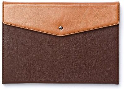 Zenus Envelop Custodia Folio per Apple iPad Mini Retina, Colore: Marrone Scuro