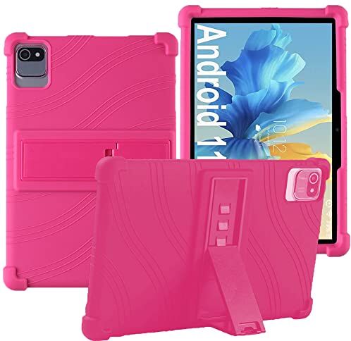 YHFZR Custodia Cover per TopLuck Tablet 10 Pollici, Ultra Leggero Protettiva Cover in Silicone con Supporto per Bambini per TopLuck Tablet 10 Pollici, Rosa