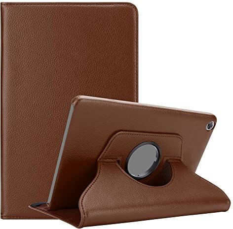 Cadorabo Custodia Tablet per Huawei MediaPad M5 / M5 PRO (10.8" Zoll) in BRUNO FUNGO – Copertura Protettiva in Stile Libro SENZA Auto Wake Up con Funzione Stand e Cerniera Elastico