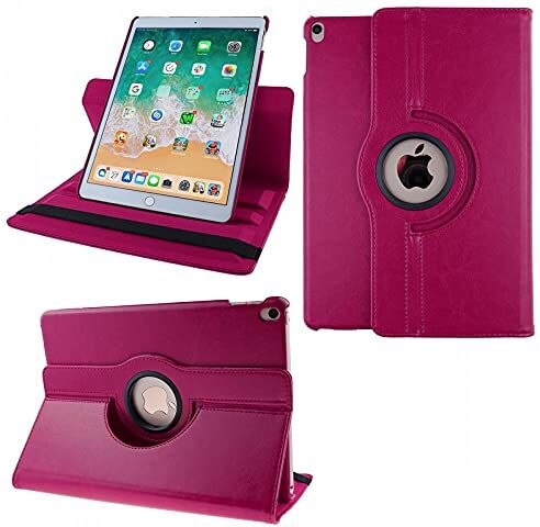 COOVY ® 2.0 Custodia per Apple iPad pro 10.5 (2017), iPad Air 10.5 (3. Gen. 2019) SMART 360° GRADI DI ROTAZIONE COVER SUPPORTO PROTEZIONE CASE Auto Sveglia/Sonno   rosa caldo