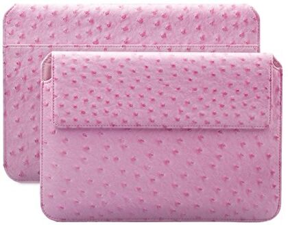 iCues Custodia Compatibile con Apple iPad Air 2 Caso   Samsung Galaxy Tab S3 e S2 9,7 Bag   Adatto per 8,0 a 10,1 Pollici compresse   Caso Piquante Struzzo Rose   ca Cover Case Tasca Borsa