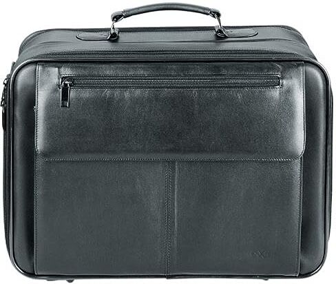 Hama Exxter Borsa per portatile, Business; in pelle; Nero