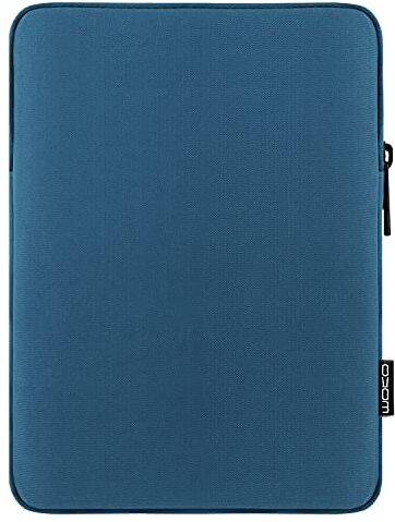 MoKo Borsa per Tablet, Custodia Protettiva Tablet da 7-8 Pollici, Custodia in Poliestere con Chiusura Lampo, Sleeve per iPad Mini (6a Gen) 8.3" 2021, iPad Mini 5/4/3/2/1, Tab A 8.0 Blu Pavone