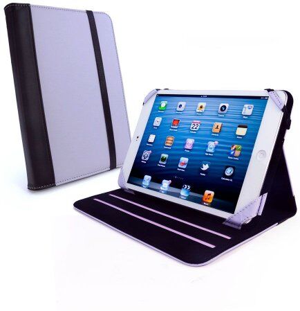 Tuff-Luv Slim-Stand custodia in similpelle (con funzione stasis) per Apple iPad 2 / New iPad Lilla