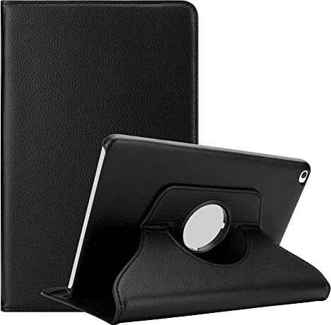 Cadorabo Custodia Tablet per Huawei MediaPad T1 10 (10.0" Zoll) in NERO SAMBUCO – Copertura Protettiva in Stile Libro SENZA Auto Wake Up con Funzione Stand e Cerniera Elastico