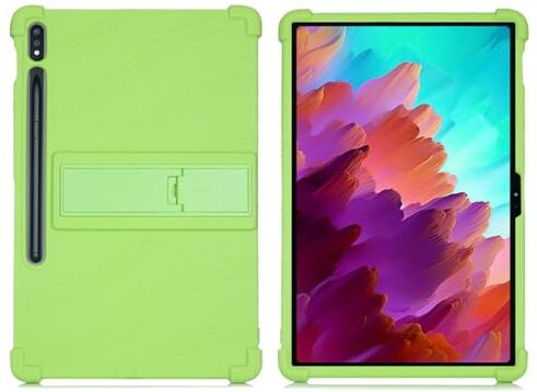 LCEHTOGYE Cover per Oscal Pad 15,Nero Custodie Morbido Silicone Case Ultra Sottile TPU Flessibile Protettiva Custodia per Oscal Pad 15 (10,36") Verde