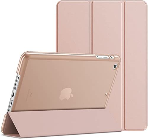 JETech Custodia per iPad Mini 1/2/3, Cover con Auto Svegliati/Sonno (Oro Rosa)