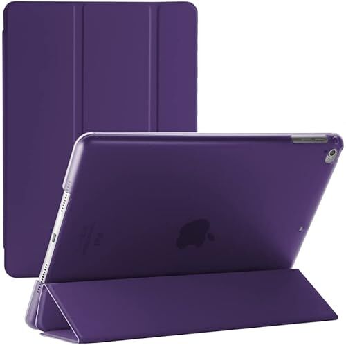 Generic Smart Case magnetica per iPad 2, 3 e 4 (9,7 pollici modelli più vecchi 2011-2012) Custodia con funzione di spegnimento automatico (viola)