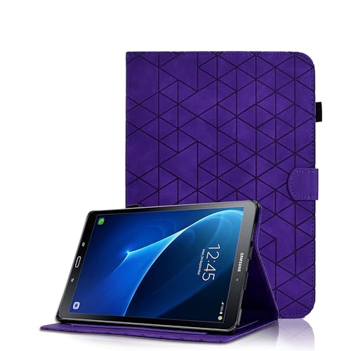 Oduio Custodia per Samsung Galaxy Tab A6 10,1 2016 (SM-T580 / T585) Multi-angli Cover con Funzione di Supporto Pelle PU Flip Tablet Case, Auto Sveglia/Sonno per Galaxy Tab A 10.1'' 2016 Viola